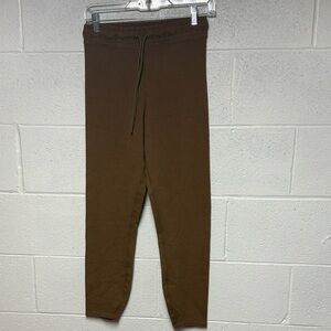 Good American Camel Cotton Tie Waist Leggings